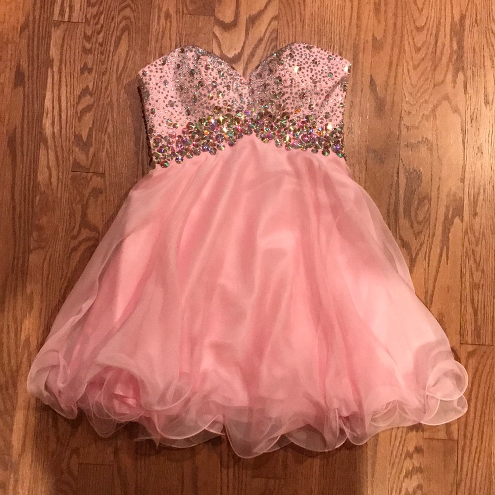 Pink Homecoming Dressy Blush Prom
